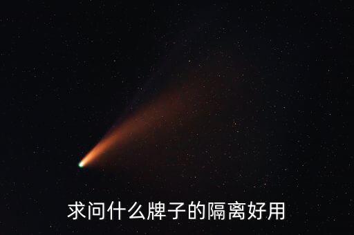 求问什么牌子的隔离好用