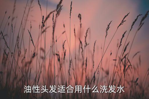 油性头发适合用什么洗发水