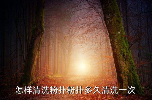 怎样清洗粉扑粉扑多久清洗一次