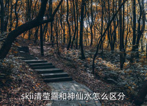 skii清莹露和神仙水怎么区分