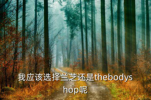 我应该选择兰芝还是thebodyshop呢