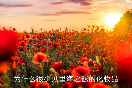 为什么很少见里海之谜的化妆品