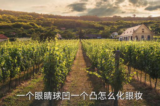 一个眼睛球凹一个凸怎么化眼妆