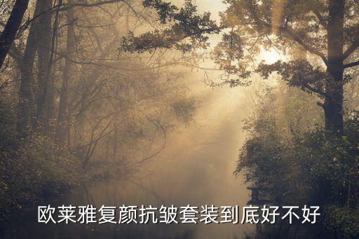 欧莱雅抗皱紧肤日霜怎么样,欧莱雅复颜抗皱紧致系列好不好?