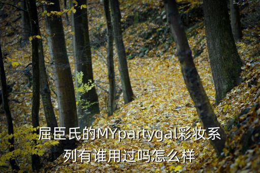 屈臣氏的MYpartygal彩妆系列有谁用过吗怎么样