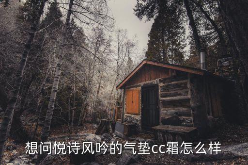 想问悦诗风吟的气垫cc霜怎么样