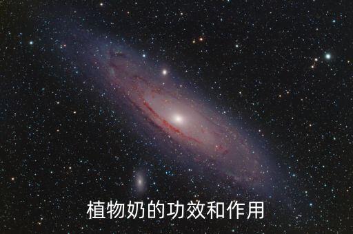 植物奶的功效和作用