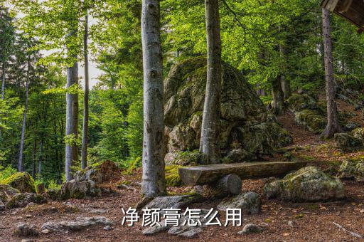 净颜膏怎么用