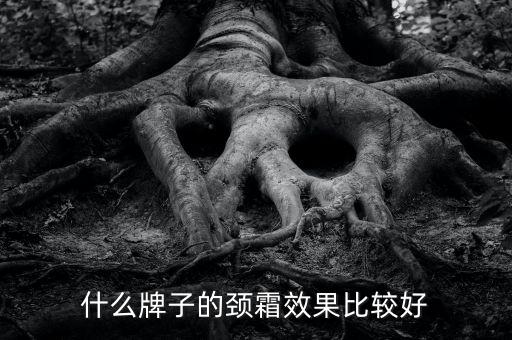 什么牌子的颈霜效果比较好
