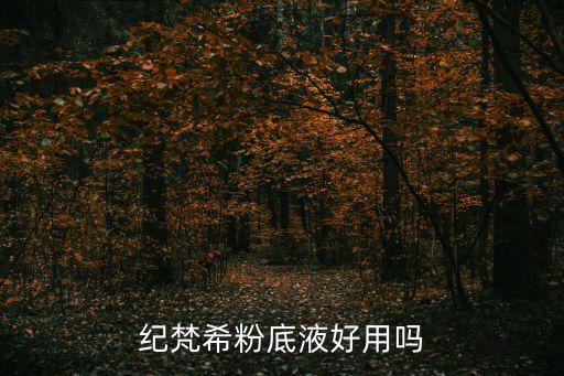 纪梵希粉底液好用吗