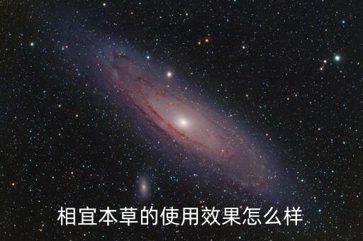 相宜本草的使用效果怎么样