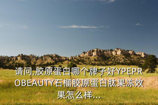 请问,胶原蛋白哪个牌子好YPEPROBEAUTY石榴胶原蛋白肽果冻效果怎么样...