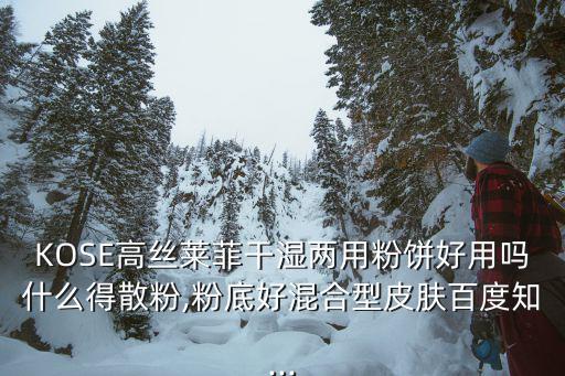 KOSE高丝莱菲干湿两用粉饼好用吗什么得散粉,粉底好混合型皮肤百度知...