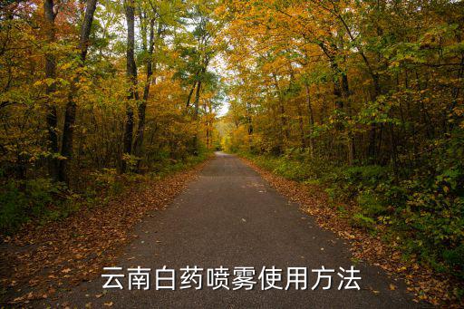 云南白药喷雾使用方法