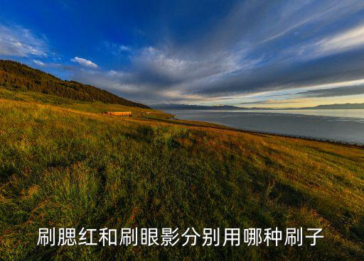 刷腮红和刷眼影分别用哪种刷子