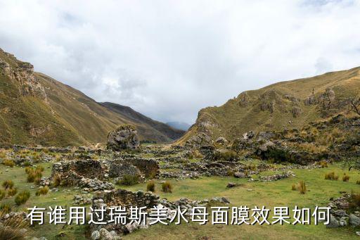 有谁用过瑞斯美水母面膜效果如何
