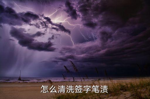 怎么清洗签字笔渍