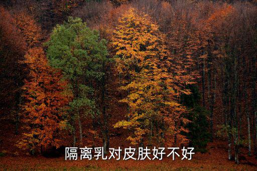  隔离乳对皮肤好不好