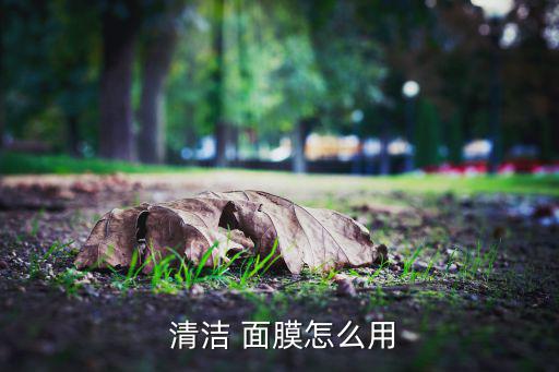 屈臣氏清洁面膜怎么用,清洁面膜要做什么?