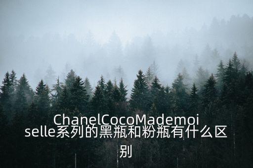 ChanelCocoMademoiselle系列的黑瓶和粉瓶有什么区别