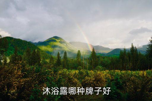  沐浴露哪种牌子好
