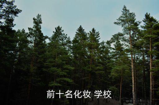 前十名化妆 学校