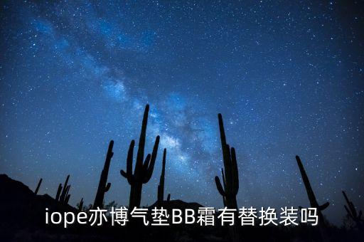 iope亦博气垫BB霜有替换装吗