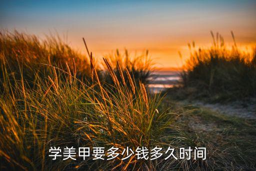 学美甲要多少钱多久时间
