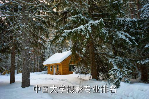 中国大学摄影专业排名
