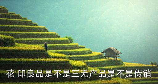 花 印良品是不是三无产品是不是传销