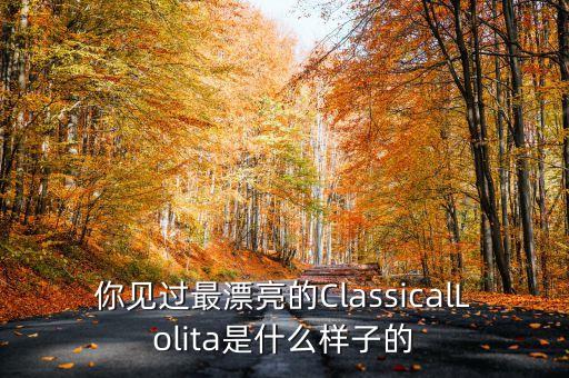 你见过最漂亮的ClassicalLolita是什么样子的