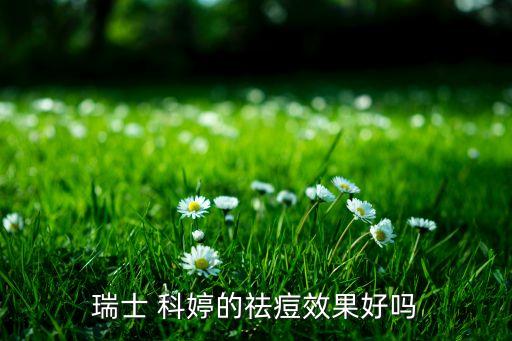 瑞士 科婷的祛痘效果好吗