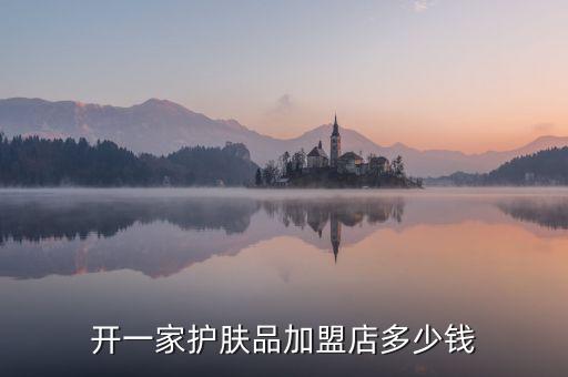 开一家护肤品加盟店多少钱