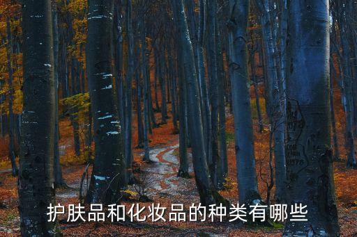 护肤品和化妆品的种类有哪些