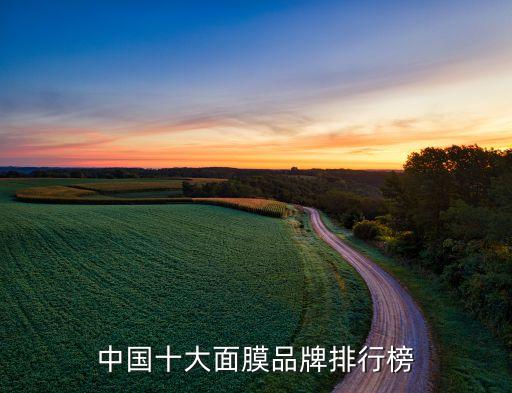 中国十大面膜品牌排行榜