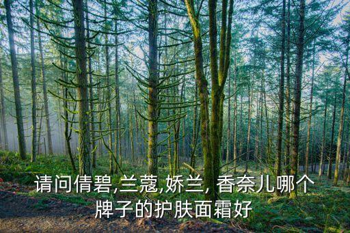 请问倩碧,兰蔻,娇兰, 香奈儿哪个牌子的护肤面霜好