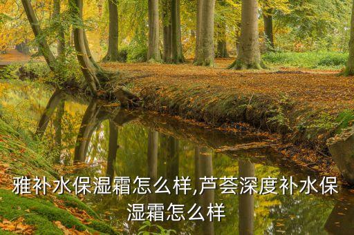 妮维雅补水保湿霜怎么样,芦荟深度补水保湿霜怎么样?