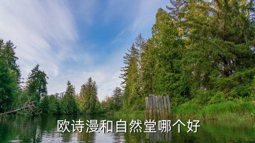  欧诗漫和自然堂哪个好