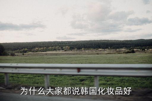 为什么大家都说韩国化妆品好
