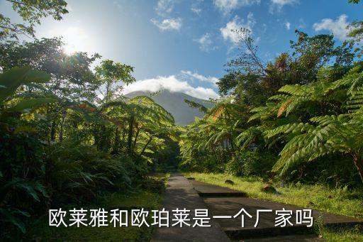 欧珀莱哪里产的,欧珀莱和珀莱雅的区别