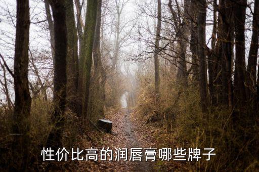 性价比高的润唇膏哪些牌子