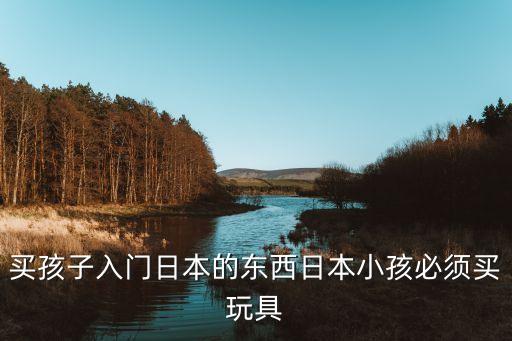 买孩子入门日本的东西日本小孩必须买玩具