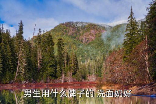 男生用什么牌子的 洗面奶好