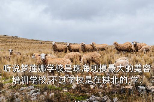 听说梦莲娜学校是珠海规模最大的美容培训学校,不过学校是在拱北的,学...