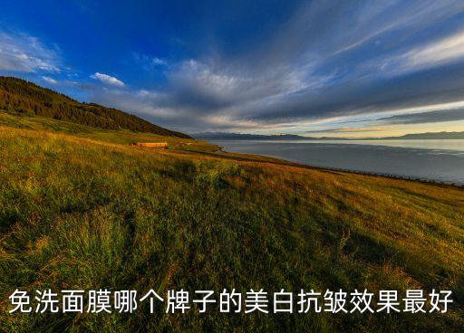 免洗面膜哪个牌子的美白抗皱效果最好