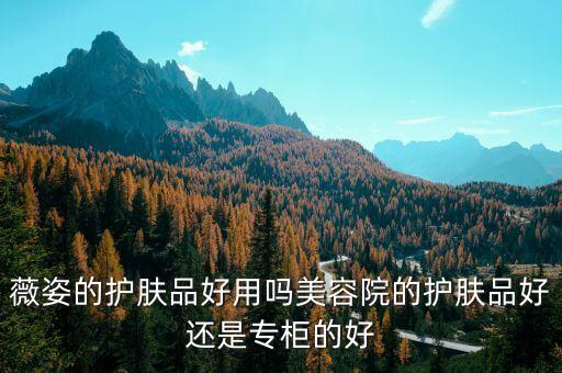 薇姿的护肤品好用吗美容院的护肤品好还是专柜的好