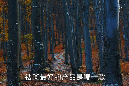  祛斑最好的产品是哪一款