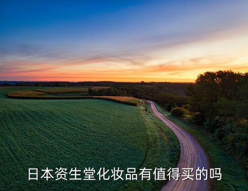 日本资生堂化妆品有值得买的吗