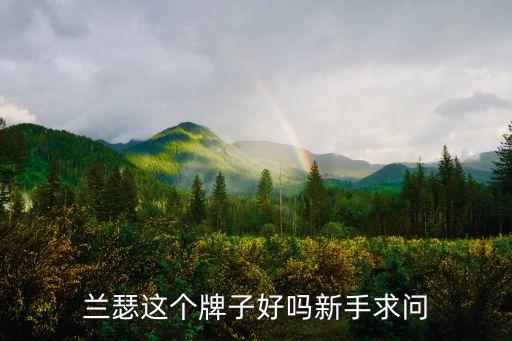 兰瑟这个牌子好吗新手求问