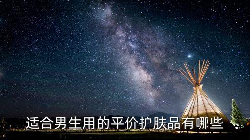 适合男生用的平价护肤品有哪些